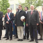 Dépôt de gerbe 40 ans de jumelage